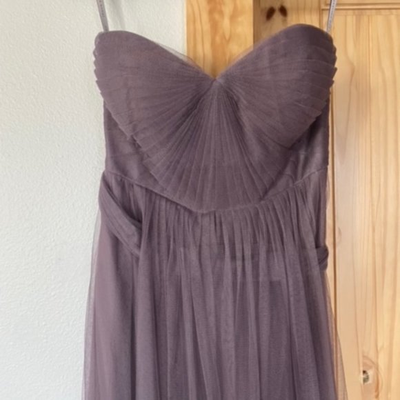 Lilac Purple Bridesmaids Dress - Picture 2 of 6